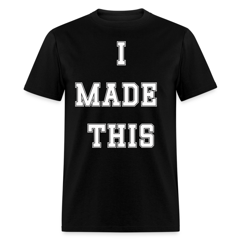 Father Son I Made This Shirt - black