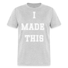 Load image into Gallery viewer, Father Son I Made This Shirt - heather gray
