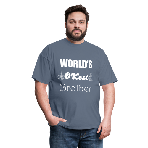 World's OK-est Brother (Up to 6xl) - denim