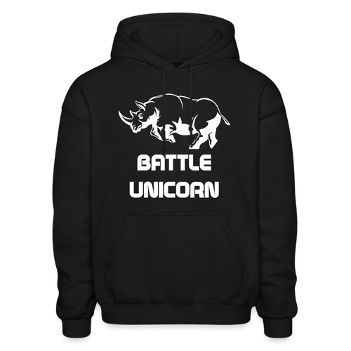 Battle Unicorn Hoodie (up to 5xl) - black