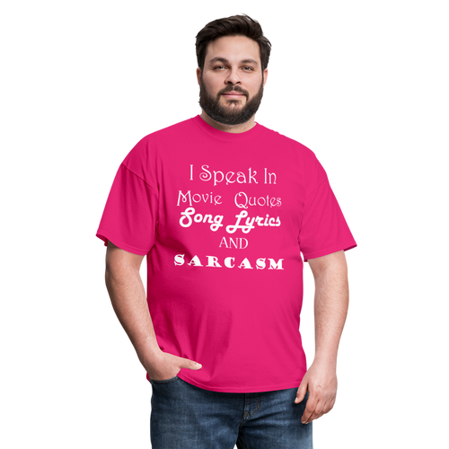I Speak Tee (Up to 6xl) - fuchsia