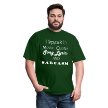 Load image into Gallery viewer, I Speak Tee (Up to 6xl) - forest green
