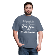 Load image into Gallery viewer, I Speak Tee (Up to 6xl) - denim
