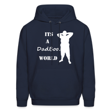 Load image into Gallery viewer, Dadbod World Hoodie (Up to 5xl) - navy
