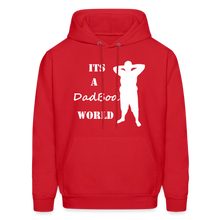 Load image into Gallery viewer, Dadbod World Hoodie (Up to 5xl) - red
