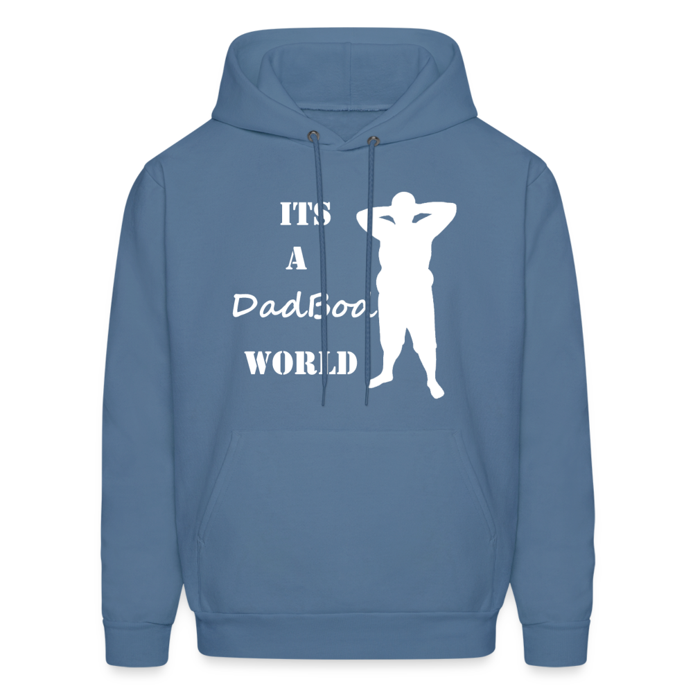 Dadbod World Hoodie (Up to 5xl) - denim blue