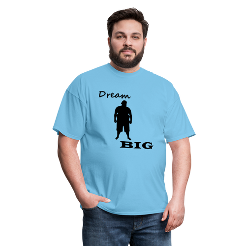 Dream Big Tee (Up to 6xl) - aquatic blue