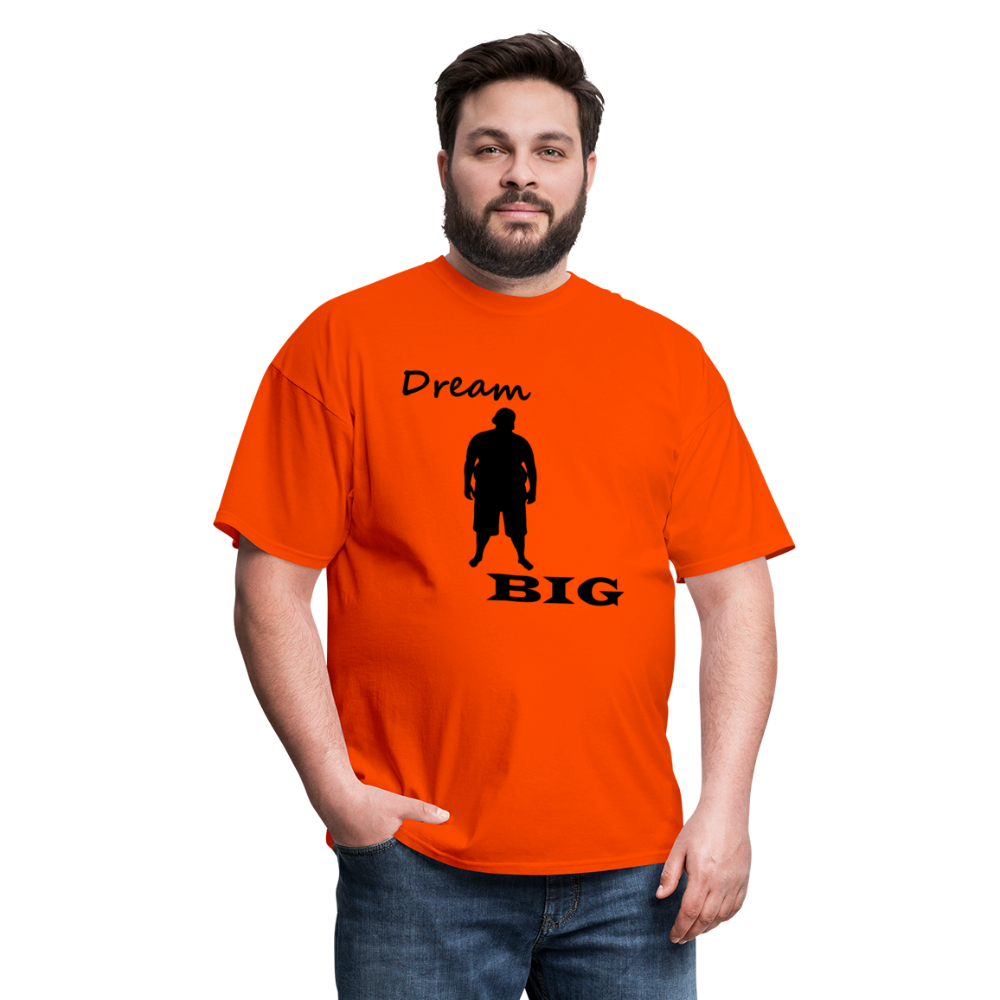 Dream Big Tee (Up to 6xl) - orange