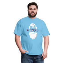 Load image into Gallery viewer, Cool Tee White Image (Up to 6xl) - aquatic blue
