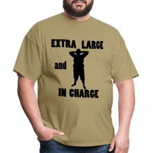 Load image into Gallery viewer, Large and In Charge Tee (Up to 6XL) - khaki
