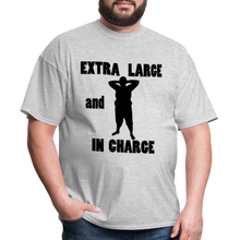 Load image into Gallery viewer, Large and In Charge Tee (Up to 6XL) - heather gray
