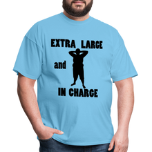 Load image into Gallery viewer, Large and In Charge Tee (Up to 6XL) - aquatic blue
