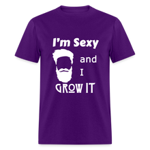 Load image into Gallery viewer, Grow It Tee White Image (Up to 6xl) - purple
