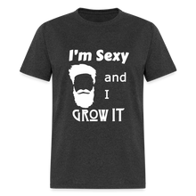 Load image into Gallery viewer, Grow It Tee White Image (Up to 6xl) - heather black
