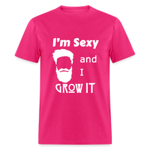 Load image into Gallery viewer, Grow It Tee White Image (Up to 6xl) - fuchsia
