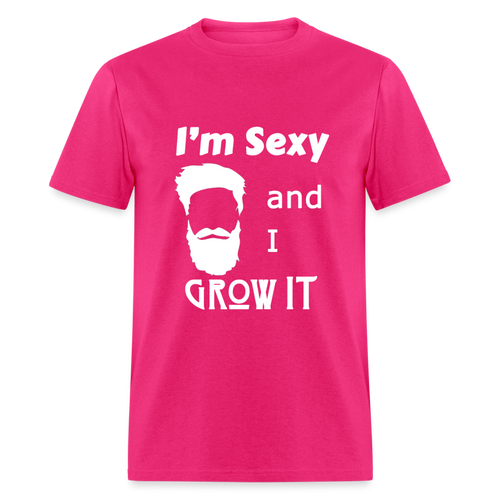 Grow It Tee White Image (Up to 6xl) - fuchsia