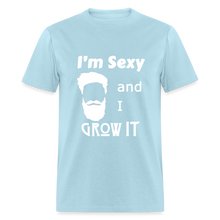 Load image into Gallery viewer, Grow It Tee White Image (Up to 6xl) - powder blue
