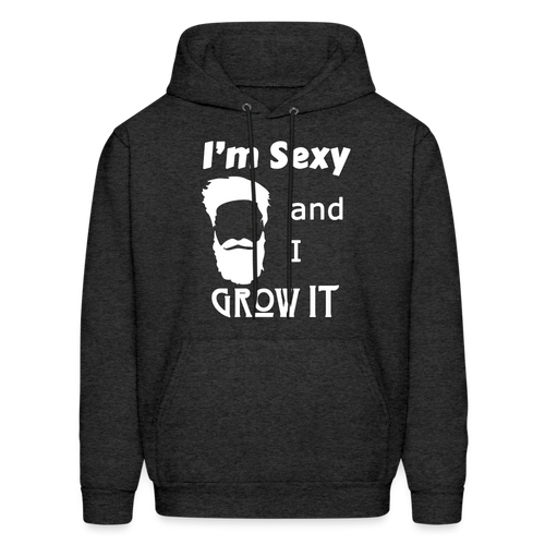 Grow It Hoodie White Image (Up to 5xl) - charcoal grey