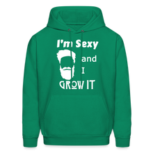 Load image into Gallery viewer, Grow It Hoodie White Image (Up to 5xl) - kelly green

