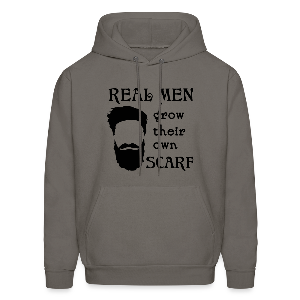 Scarf Beard Hoodie (Up to 5xl) - asphalt gray