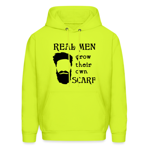 Scarf Beard Hoodie (Up to 5xl) - safety green