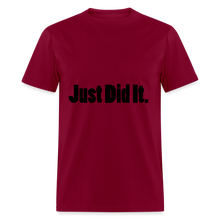 Load image into Gallery viewer, Just did It Tee (up to 6xl) - burgundy
