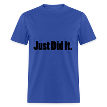 Load image into Gallery viewer, Just did It Tee (up to 6xl) - royal blue
