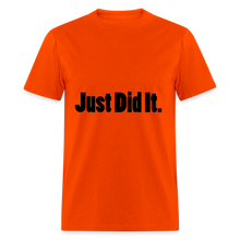 Load image into Gallery viewer, Just did It Tee (up to 6xl) - orange
