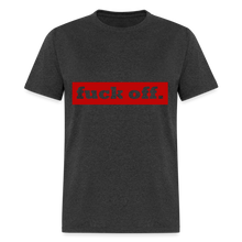 Load image into Gallery viewer, F*ck Off Shirt (up to 6xl) - heather black
