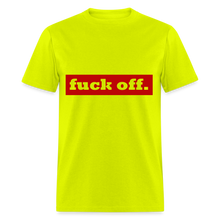 Load image into Gallery viewer, F*ck Off Shirt (up to 6xl) - safety green
