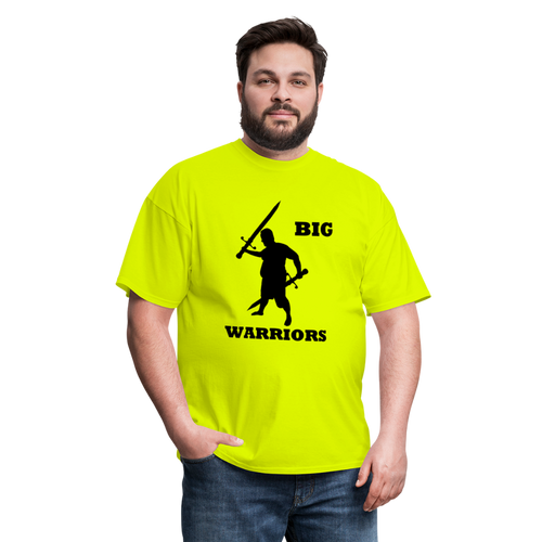 Big Warriors Tee (Up to 6xl) - safety green