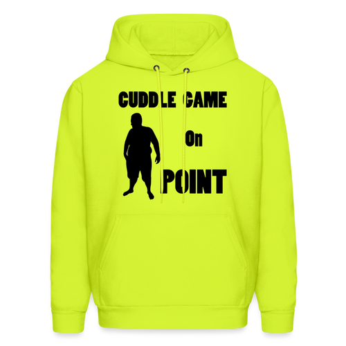 Cuddle Game Hoodie (Up to 5xl) - safety green
