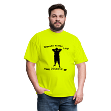 Load image into Gallery viewer, Upgrade to the Large Tee (Up to 6xl) - safety green
