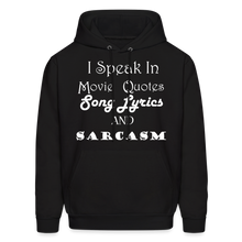 Load image into Gallery viewer, I Speak Hoodie (Up to 5xl) - black
