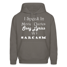 Load image into Gallery viewer, I Speak Hoodie (Up to 5xl) - asphalt gray
