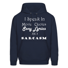 Load image into Gallery viewer, I Speak Hoodie (Up to 5xl) - navy
