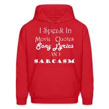 Load image into Gallery viewer, I Speak Hoodie (Up to 5xl) - red
