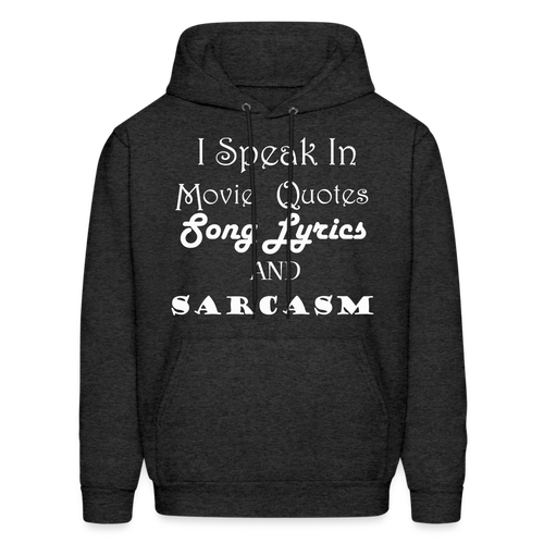 I Speak Hoodie (Up to 5xl) - charcoal grey