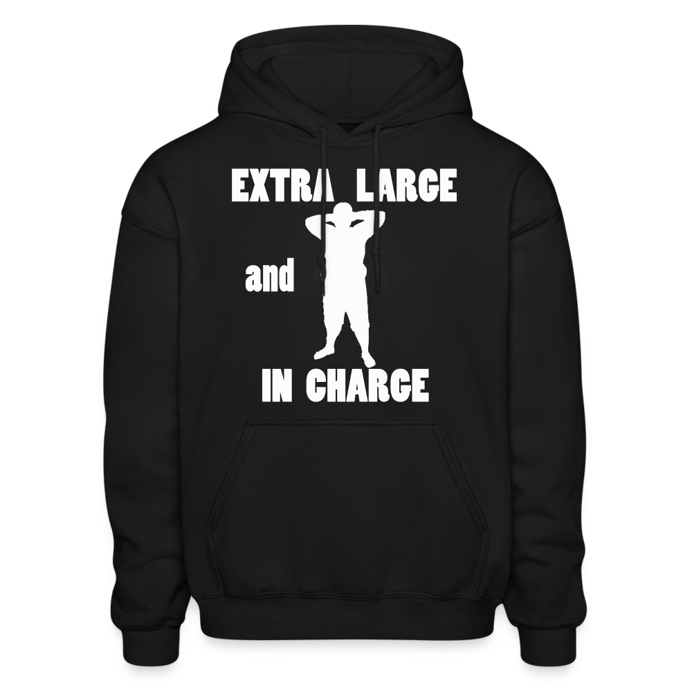 Large and In Charge Hoodie (up to 5xl) - black