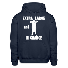 Load image into Gallery viewer, Large and In Charge Hoodie (up to 5xl) - navy
