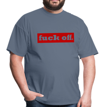Load image into Gallery viewer, F*ck Off Shirt (up to 6xl) - denim
