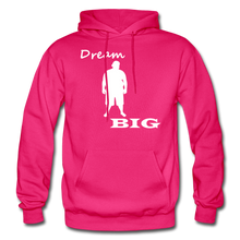 Load image into Gallery viewer, Dream Big Hoodie - White Image - fuchsia
