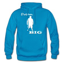 Load image into Gallery viewer, Dream Big Hoodie - White Image - turquoise
