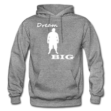 Load image into Gallery viewer, Dream Big Hoodie - White Image - graphite heather
