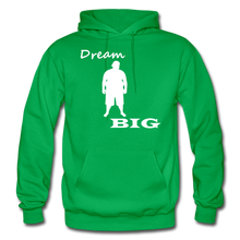 Load image into Gallery viewer, Dream Big Hoodie - White Image - kelly green
