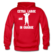 Load image into Gallery viewer, Large and In Charge Hoodie (up to 5xl) - red
