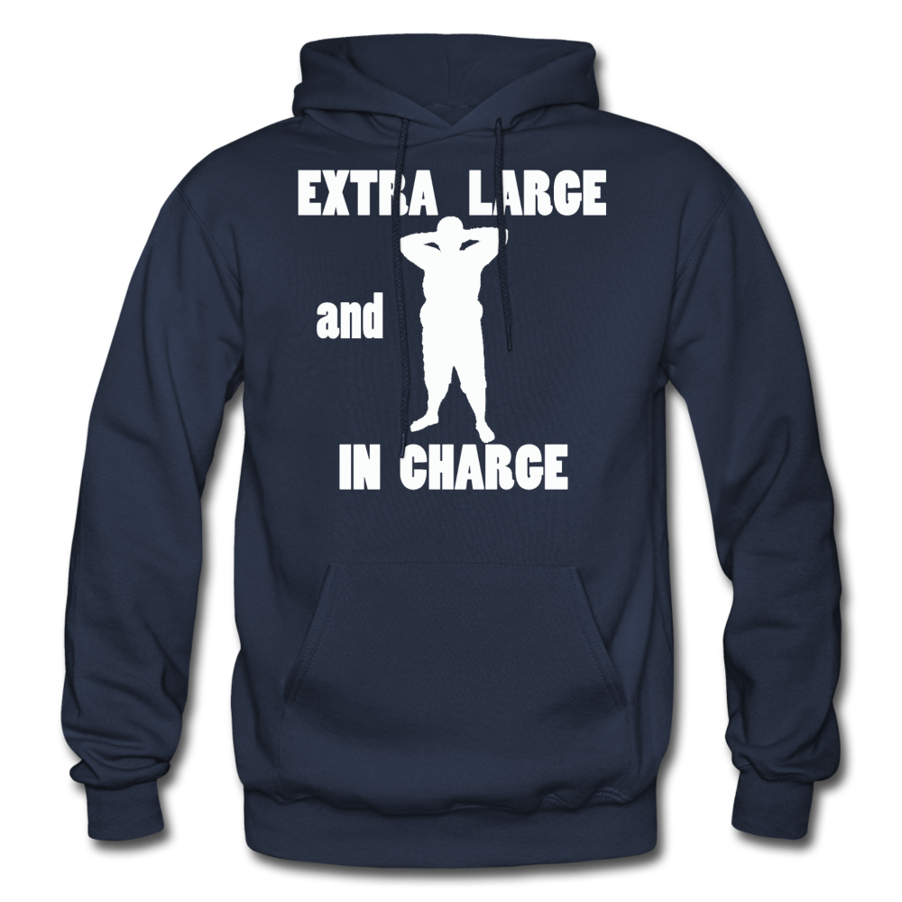Large and In Charge Hoodie (up to 5xl) - navy