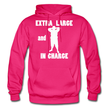 Load image into Gallery viewer, Large and In Charge Hoodie (up to 5xl) - fuchsia
