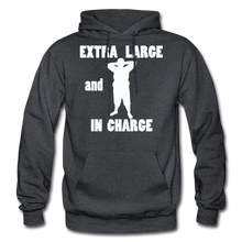Load image into Gallery viewer, Large and In Charge Hoodie (up to 5xl) - charcoal gray
