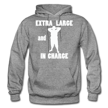 Load image into Gallery viewer, Large and In Charge Hoodie (up to 5xl) - graphite heather
